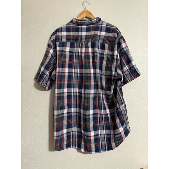 Pendelton Plaid Button Down Short Sleeve XL - Picture 2 of 3